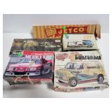 Vintage model car sets