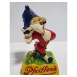 Johnny Fifer chalkware statue Pfeiffers Beer