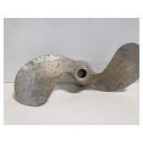 Metal trolling motor propeller