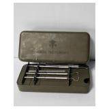 Vintage military dental tools set