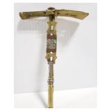 Small brass nut cracker hammer
