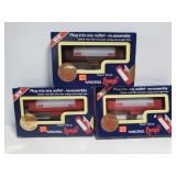Three vintage micro lampi plug in night lights