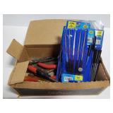 Screwdrivers and diamond needle files
