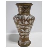 Brass Egyptian vase