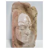 Tribal pottery face
