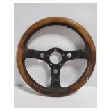 Vintage Grant wooden steering wheel
