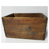 Antique Sweet 16 Detroit wood soda crate