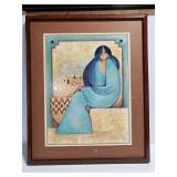 Mullen signed large framed art print