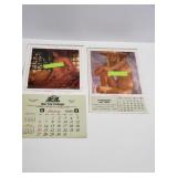 1979 Playboy Auto Shop calandar pair