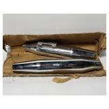 Harley-Davidson chrome exhaust pipe tips