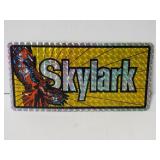 Plastic Skylark novelty plate