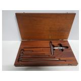 Starrett measurement tool in wood box