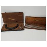 Two vintage micrometer sets