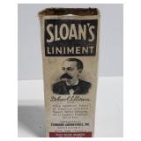 Old Sloans Liniment bottle in box