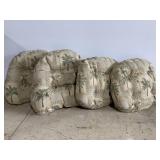 Lot of 4 over stuffed indoor/outdoor cushions