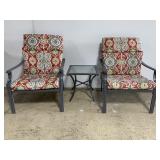 Patio set table and 2 chairs