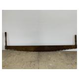 Huge 6 foot two man lumber saw