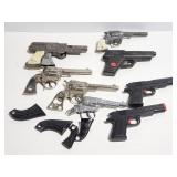 Assorted toy cap guns