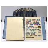 Large world stamp collection in stock books