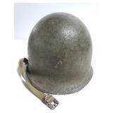 WWII era matal infantry combat helmet