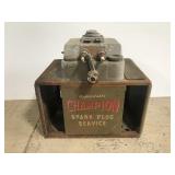 Old Champion spark plug service tester display