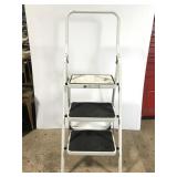 Tall 3 step folding step stool