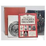 Four books on art, antiques, and jewelry