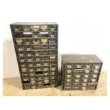 Two hardware and parts organizers