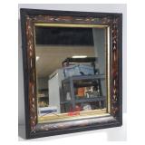 Old small wood wall mirror