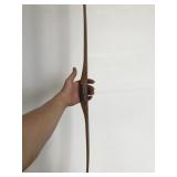 Vintage wooden recurve bow