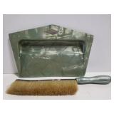 Vintage crumb pan and brush