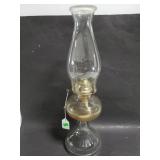 Vintage glass oil lamp