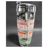 Bar drink shaker with recipes design
