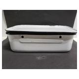 Enamalware pan with lid