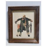 Framed Norman Rockwell pri t