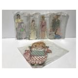 Vintage paper doll collection