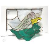 Corner piece of stained glass