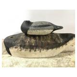 Two wood duck decoy bodies - missing heads
