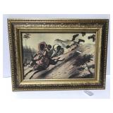 Vintage Black Americana framed print