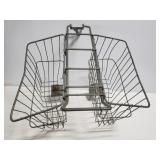 Large metal bicycle basket