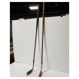 Vintage golf clubs duo