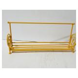 Yellow wire rack