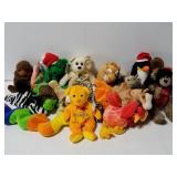 Collection of 20 Ty Beanie Babies and others