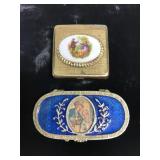 Vintage rouge and pill cases