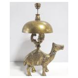 Brass camel button bell