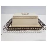 Bistro de Paris ceramic butter dish