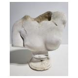 Vintage plaster bust art statue