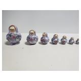 Russian stacking nesting dolls