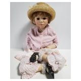 Huge porcelain doll