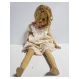 Large old vintage rubber doll